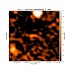 Polarized Intensity at 6.2 cm (4.85 GHz), Effelsberg, Resolution 150", Weżgowiec et al. 2007