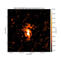 Polarized Intensity at 6.2 cm (4.86 GHz), VLA, Resolution 22", Vollmer et al. 2013