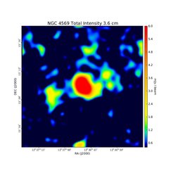 Total Intensity at 3.6 cm (8.35 GHz), Effelsberg, Resolution 90", Chyży et al. 2006