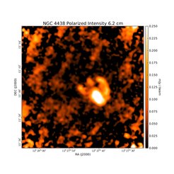 Polarized Intensity at 6.2 cm (4.86 GHz), VLA, Resolution 18", Vollmer et al. 2007