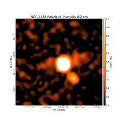 Polarized Intensity at 6.2 cm (4.85 GHz), Effelsberg, Resolution 150", Weżgowiec et al. 2007