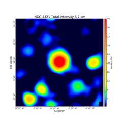 Total Intensity at 6.2 cm (4.85 GHz), Effelsberg, Resolution 150", Weżgowiec et al. 2012