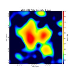 Total Intensity at 3.6 cm (8.35 GHz), Effelsberg, Resolution 90", Weżgowiec et al. 2012