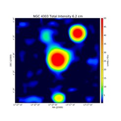 Total Intensity at 6.2 cm (4.85 GHz), Effelsberg, Resolution 150", Weżgowiec et al. 2012