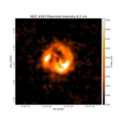 Polarized Intensity at 6.2 cm (4.86 GHz), VLA, Resolution 22", Vollmer et al. 2013