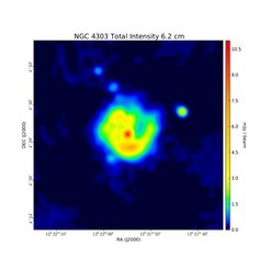 Total Intensity at 6.2 cm (4.86 GHz), VLA, Resolution 22", Vollmer et al. 2013