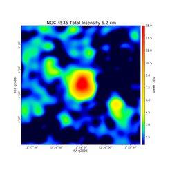 Total Intensity at 6.2 cm (4.85 GHz), Effelsberg, Resolution 150", Weżgowiec et al. 2007