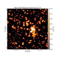 Polarized Intensity at 6.2 cm (4.86 GHz), VLA, Resolution 20'', Beck et al. 2002