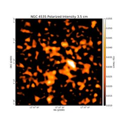 Polarized Intensity at 3.5 cm (8.46 GHz), VLA, Resolution 20'', Beck et al. 2002