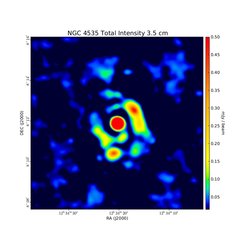 Total Intensity at 3.5 cm (8.46 GHz), VLA, Resolution 20'', Beck et al. 2002