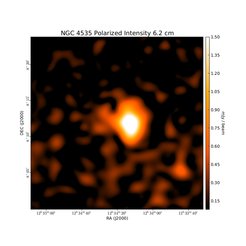 Polarized Intensity at 6.2 cm (4.85 GHz), Effelsberg, Resolution 150", Weżgowiec et al. 2007