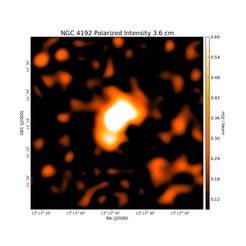 Polarized Intensity at 3.6 cm (8.35 GHz), Effelsberg, Resolution 90", Weżgowiec et al. 2012