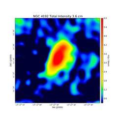 Total Intensity at 3.6 cm (8.35 GHz), Effelsberg, Resolution 90", Weżgowiec et al. 2012