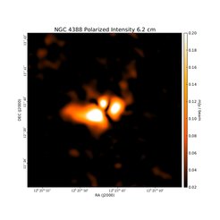 Polarized Intensity at 6.2 cm (4.86 GHz), VLA, Resolution 18", Vollmer et al. 2007