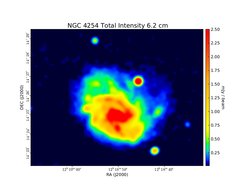 Total Intensity at 6.2 cm (4.86 GHz), VLA, Resolution 15'', Chyży et al. 2007