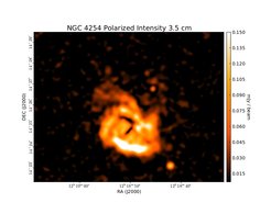 Polarized Intensity at 3.5 cm (8.46 GHz), VLA, Resolution 10'', Chyży et al. 2007