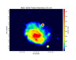 Total Intensity at 3.5 cm (8.46 GHz), VLA, Resolution 10'', Chyży et al. 2007