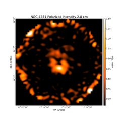 Polarized Intensity at 2.8 cm (10.45 GHz), Effelsberg, Resolution 69'', Soida et al. 1996