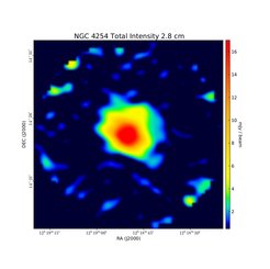 Total Intensity at 2.8 cm (10.45 GHz), Effelsberg, Resolution 69'', Soida et al. 1996