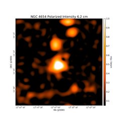 Polarized Intensity at 6.2 cm (4.85 GHz), Effelsberg, Resolution 150", Weżgowiec et al. 2007