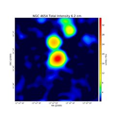 Total Intensity at 6.2 cm (4.85 GHz), Effelsberg, Resolution 150", Weżgowiec et al. 2007