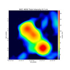 Total Intensity at 6.2 cm (4.85 GHz), Effelsberg, Resolution 150", Chyży et al. 2007