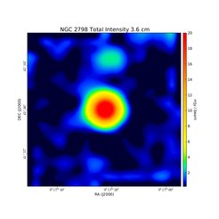 Total Intensity at 3.6 cm (8.35 GHz), Effelsberg, Resolution 90'', Unpublished, Credit: David Mulcahy (MPIfR &amp; Univ. of Manchester, UK)