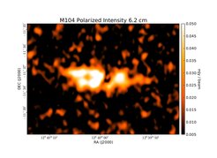 Polarized Intensity at 6.2 cm (4.86 GHz), VLA, Resolution 23", Krause et al. 2006