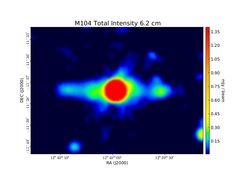 Total Intensity at 6.2 cm (4.86 GHz), VLA, Resolution 23", Krause et al. 2006