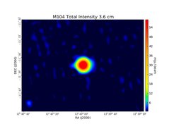 Total Intensity at 3.6 cm (8.35 GHz), Effelsberg, Resolution 84", Krause et al. 2006