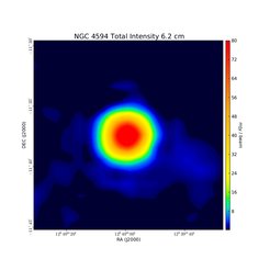 Total Intensity at 6.2 cm (4.86 GHz), Effelsberg, Resolution 148'', Unpublished, Credit: Ancor Damas (MPIfR)