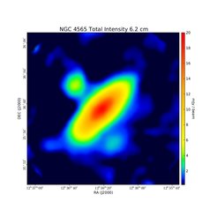 Total Intensity at 6.2 cm (4.85 GHz), Effelsberg, Resolution 147", Dumke 1997 (PhD Thesis, Univ. of Bonn)