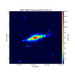 Total Intensity at 19.8 cm (1.51 GHz), VLA, Resolution 20", Reuter et al.1991