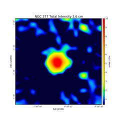 Total Intensity at 3.6 cm (8.35 GHz), Effelsberg, Resolution 82'', Unpublished, Credit: David Mulcahy (MPIfR &amp; Univ. of Manchester, UK)