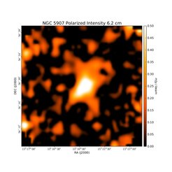 Polarized Intensity at 6.2 cm (4.85 GHz), Effelsberg, Resolution 147", Dumke et al. 2000