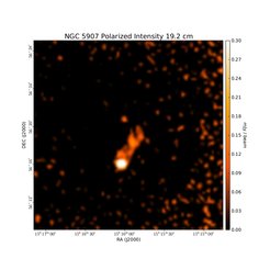 Polarized Intensity at 19.2 cm (1.56 GHz), VLA, Resolution 41", Dumke et al. 2000