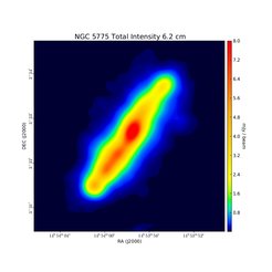 Total Intensity at 6.2 cm (4.86 GHz), VLA, Resolution 16'', Soida et al. 2011