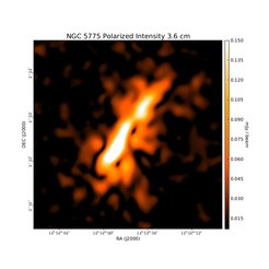 Polarized Intensity at 3.6 cm (8.35 GHz), Combination of VLA and Effelsberg, Resolution 16'', Soida et al. 2011