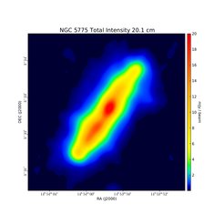 Total Intensity at 20.1 cm (1.49 GHz), VLA, Resolution 16'', Soida et al. 2011