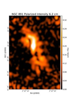 Polarized Intensity at 6.2 cm (4.86 GHz), Combination of VLA and Effelsberg, Resolution 25", Dumke 1997 (PhD Thesis, Univ. of Bonn)