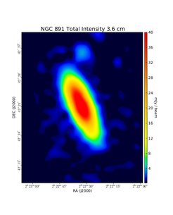 Total Intensity at 3.6 cm (8.35 GHz), Effelsberg, Resolution 84", Krause 2009