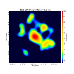 Total Intensity at 6.2 cm (4.85 GHz), Effelsberg, Resolution 180'', Unpublished, Credit: David Mulcahy (MPIfR &amp; Univ. of Manchester, UK)