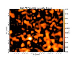 Polarized Intensity at 3.6 cm (8.35 GHz), Effelsberg, Resolution 90'', Unpublished, Credit: David Mulcahy (MPIfR &amp; Univ. of Manchester, UK)